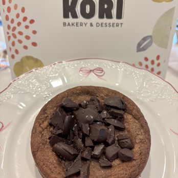 KŌRI Bakery & Dessert - Chocolate sea salt mochi cookie - Desserts Near Me - Orlando, Florida