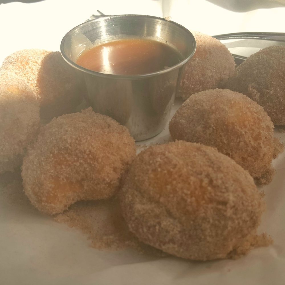Epulo Bistro - Zeppole with caramel ($6, 5/8/21) - Modern European Near Me - Edmonds, Washington Epulo Bistro - Zeppole with caramel ($6, 5/8/21) - Modern European Near Me - Edmonds, Washington