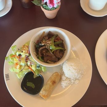 Ruan Thai Restaurant - spicy basil beef lunch special - Thai Near Me - Las Vegas, Nevada Ruan Thai Restaurant - spicy basil beef lunch special - Thai Near Me - Las Vegas, Nevada