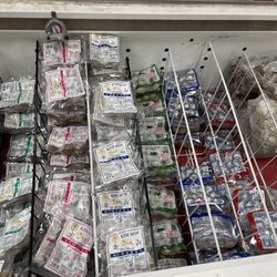 New Grand Mart - Huge selection of fish and meatballs for hotpot