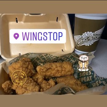 Wingstop - Lemon pepper flavored  8 Piece Boneless Wing Combo - Chicken Wings Near Me - Clifton, New Jersey