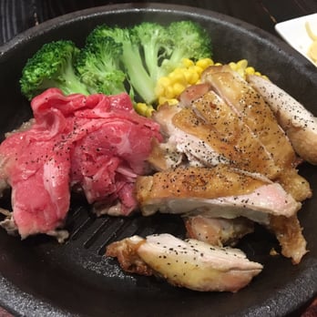 Super Pan - #13: Super Pan Combo Chicken & Beef with Garlic & Pepper Sauce - Teppanyaki Near Me - San Francisco, California