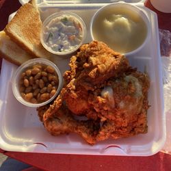 Hager Heights Drive In - 4 piece breasted chicken dinner