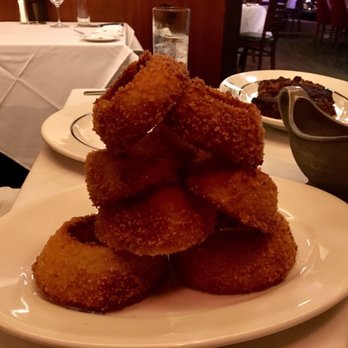 Frankie's The Steakhouse - Onion rings: perfectly crispy - Steakhouses Near Me - Duluth, Georgia