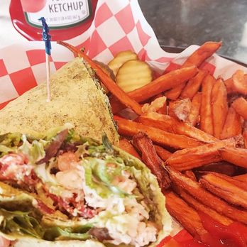 Moonlight Diner - Turkey wrap with sweet potato fries - Diners Near Me - Denver, Colorado Moonlight Diner - Turkey wrap with sweet potato fries - Diners Near Me - Denver, Colorado
