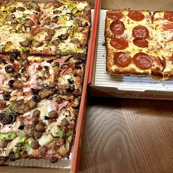 Jet's Pizza - two boxes of pizza on a table - Pizza Near Me - Lynnwood, Washington Jet's Pizza - two boxes of pizza on a table - Pizza Near Me - Lynnwood, Washington