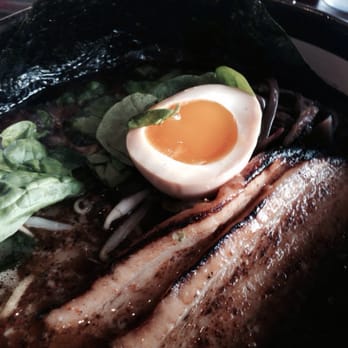 Ramen Parlor - Nicely cooked egg, yolk could have been a bit more runny - Ramen Near Me - San Mateo, California Ramen Parlor - Nicely cooked egg, yolk could have been a bit more runny - Ramen Near Me - San Mateo, California