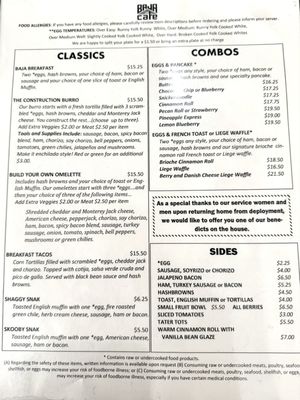 Menu photo 3 Baja Cafe Tucson, AZ