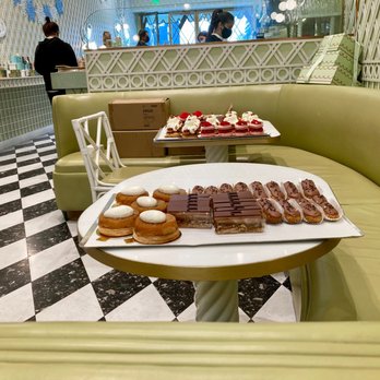 Ladurée - Beverly Hills - Food out on tables. - Macarons Near Me - Beverly Hills, California Ladurée - Beverly Hills - Food out on tables. - Macarons Near Me - Beverly Hills, California