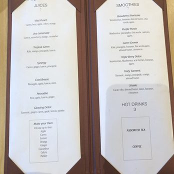 A Live Kitchen - smoothie menu - Vegan Near Me - Laurelton, New York