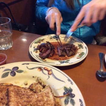 Verdict Restaurant - Stopped for some Skirt Steak and Eggs Medium Rare - Greek Near Me - Wheaton, Illinois