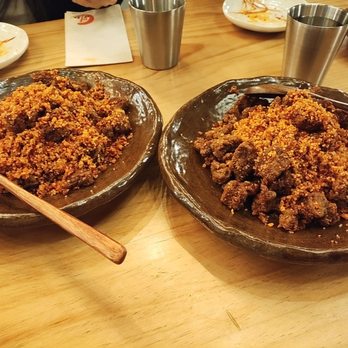 Chuan Bistro - Golden Rice Crispy Chili Beef - Chinese Near Me - Queens, New York