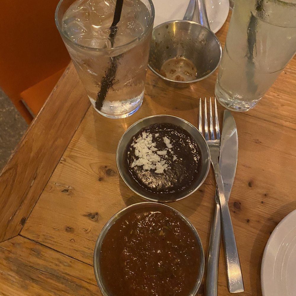 Lost Colony - Bean dip and salsa served to each person at the table - Tex-Mex Near Me - Highland Village, Texas Lost Colony - Bean dip and salsa served to each person at the table - Tex-Mex Near Me - Highland Village, Texas