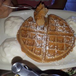 A lil waffle action A lil waffle action