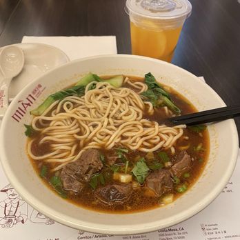 Mian - Spicy Beef Soup Noodles 滋味原汤牛肉面 - Noodles Near Me - Costa Mesa, California Mian - Spicy Beef Soup Noodles 滋味原汤牛肉面 - Noodles Near Me - Costa Mesa, California