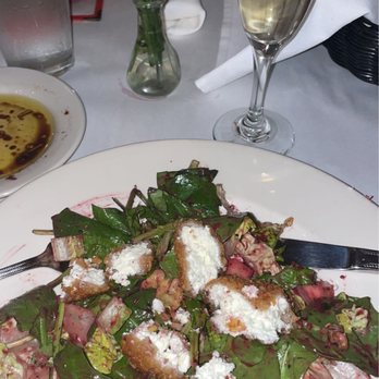 Bistro 214 - Warm Goat Cheese Salad - New American Near Me - Shelby, North Carolina Bistro 214 - Warm Goat Cheese Salad - New American Near Me - Shelby, North Carolina
