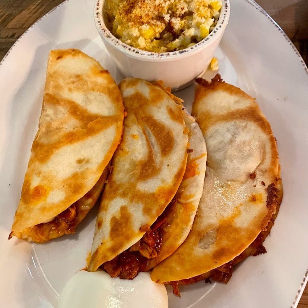 El Camino Kitchen - Quesadilla with elote. Two thumbs up! - American Near Me - Pleasant Prairie, Wisconsin El Camino Kitchen - Quesadilla with elote. Two thumbs up! - American Near Me - Pleasant Prairie, Wisconsin