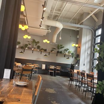 Emmy Squared Pizza - Navy Yard - Indoor seating and decor - Pizza Near Me - Washington, DC, District of Columbia