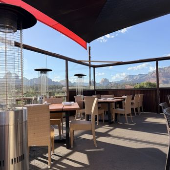Mole Mexican Kitchen - Patio, nice view! - Mexican Near Me - Sedona, Arizona