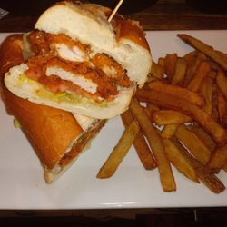 773 Lounge - Buttermilk chicken sandwich with fries