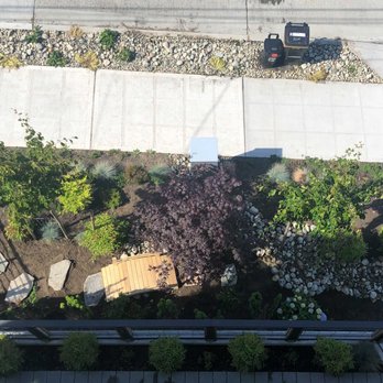 Hop Landscaping Services - an overhead view of a garden - Gardeners Near Me Hop Landscaping Services - an overhead view of a garden - Gardeners Near Me