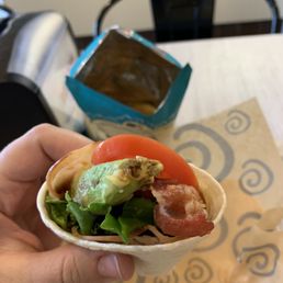 This was a darn good wrap. You can see the bacon and avocado! This was a darn good wrap. You can see the bacon and avocado!