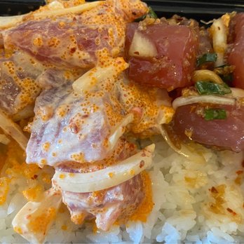 Poke By The Pound - Spicy Tuna and Garlic Ahi poke - Poke Near Me - Honolulu, Hawaii Poke By The Pound - Spicy Tuna and Garlic Ahi poke - Poke Near Me - Honolulu, Hawaii