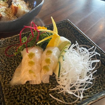 Hikari Sushi - Halibut Sashimi - Sushi Bars Near Me - Simi Valley, California