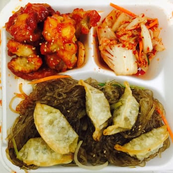 Sushi & BBbop - Spicy fried chicken, kim chee, chicken dumplings, glass noodles - Sushi Bars Near Me - Toronto, Ontario