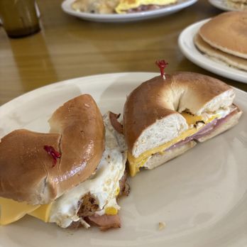 This Is It Cafe - Breakfast sandwich on a bagel - Diners Near Me - West Palm Beach, Florida