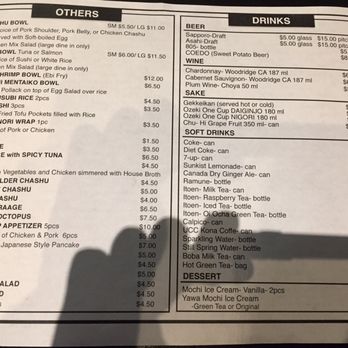 Nikka Ramen - Menu back - Ramen Near Me - Goleta, California