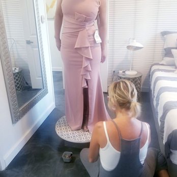 Chantel’s Alterations - Hemming a formal gown for a wedding. - Sewing & Alterations Near Me
