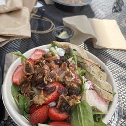 Strawberry fields salad