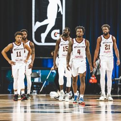 Canton Charge - Squad. The Charge in their white unis.
