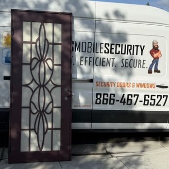 Steve's Mobile Security Doors - Security door unboxed awaiting install - Door Sales/Installation Near Me - Modesto, California