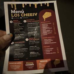 Los Cheesy - Menu