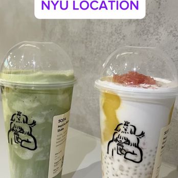 Hey Tea - Matcha & Mango - Bubble Tea Near Me - New York, New York
