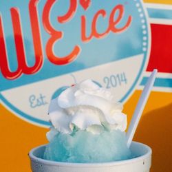 We Ice - Polar Punch with coconut sauce and whip