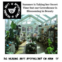 BG Healing Arts Apothecary on Main Street - BG Healing Arts Apothecary on Main Street offers houseplants grown in our solarium. Let the sun shine in!