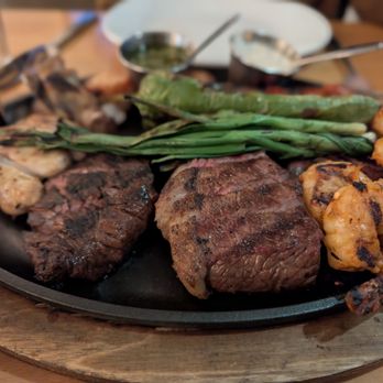 Charcoal - Santa Maria Plate + Surf and Turf add-on - New American Near Me - Edmonds, Washington Charcoal - Santa Maria Plate + Surf and Turf add-on - New American Near Me - Edmonds, Washington