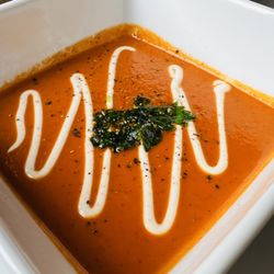 Olive B's Big Sky Bistro - SOUP DU JOUR: Tomato curry ($10)