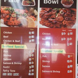 Charki’s Teriyaki - Menu part 1 as of 11/20/22