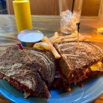 Big River Grill - Reuben sandwich and fries - American Near Me - Stevenson, Washington Big River Grill - Reuben sandwich and fries - American Near Me - Stevenson, Washington