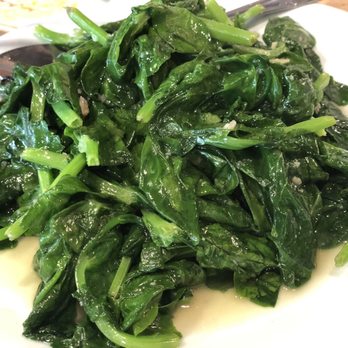 Hu's Cooking - Pea Shoots with Garlic - Chinese Near Me - Houston, Texas Hu's Cooking - Pea Shoots with Garlic - Chinese Near Me - Houston, Texas