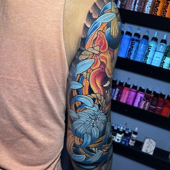 Workaholinkz Tattoo Studio - Chrysanthemum - Tattoo Near Me - Quezon City, NCR