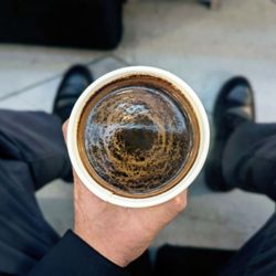 Hexi - Kopi Tubruk. Traditional Indonesian brewed coffee