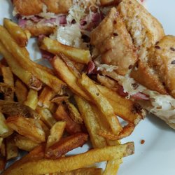Penn Station East Coast Subs - Reuben with fries