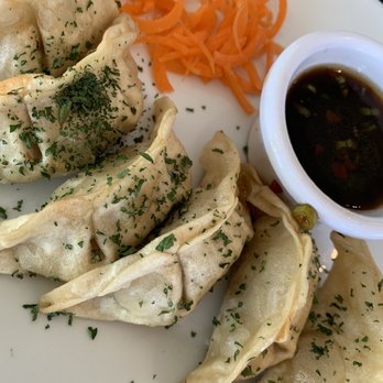 Forty Five Degrees - Appetizers: Pot Stickers Dinner - Sushi Bars Near Me - Indianapolis, Indiana Forty Five Degrees - Appetizers: Pot Stickers Dinner - Sushi Bars Near Me - Indianapolis, Indiana