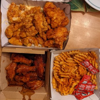 Hangar Pub & Grill - chicken wings and fries - Chicken Wings Near Me - South Hadley, Massachusetts