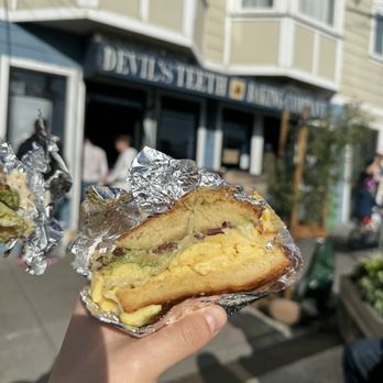 Devil's Teeth Baking Company - Special Breakfast Sandwich - Bakeries Near Me - San Francisco, California Devil's Teeth Baking Company - Special Breakfast Sandwich - Bakeries Near Me - San Francisco, California